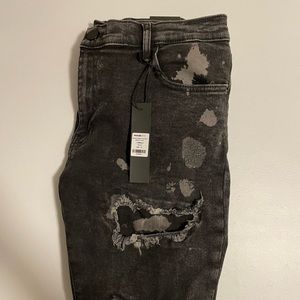 FashionNova Mens Ripped Skinny Jeans